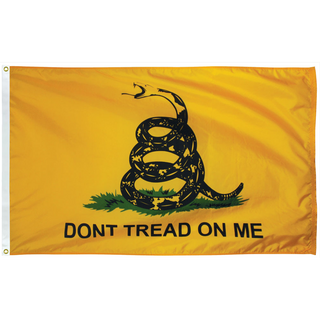 Gadsden Nylon Flag w\Header and Grommets