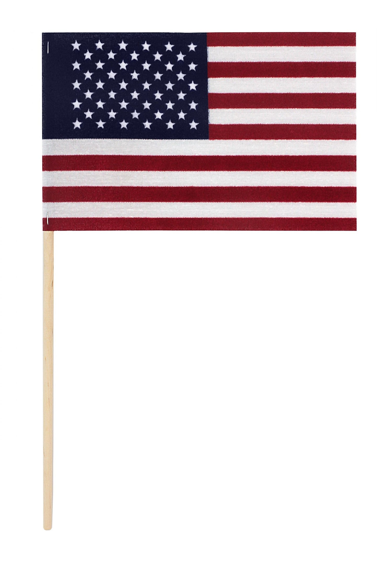 FEATURED BEST SELLER! Stick Flag 4"x6" No Fray Cotton No Tip (144ct)