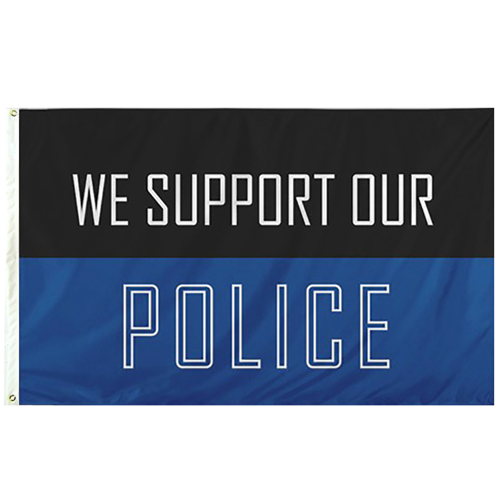 3 X 5 We Support The Police H&G